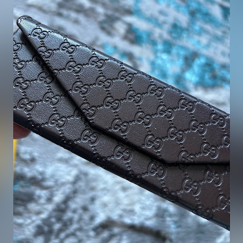 Authentic Gucci eye/sunglass case